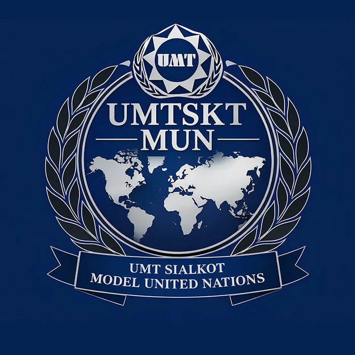 UMT Sialkot Model United Nations emblem